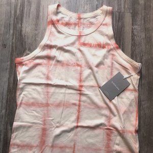 Everlane Cotton Cutaway Tank Tie-Dye
